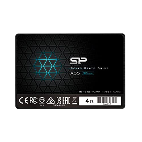 SP Silicon Power シリコンパワー SSD 4TB 3D NAND採用 SATA3 6Gb/s 2.5インチ 7mm PS4 動作確認済 3年保証 A55シリーズ SP004TBSS3A55S25 59,531円