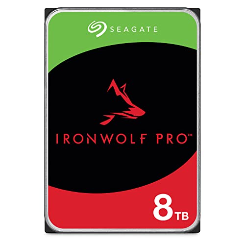 Seagate IronWolf Pro 3.5インチ データ復旧 3年付 8TB 内蔵 ハードディスク HDD CMR 5年保証 6Gb/s 256MB 7200rpm 24時間稼動 PC NAS ST8000NT001