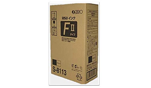 理想科学工業 RISO インキ F 印字機 黒いこと S-8113