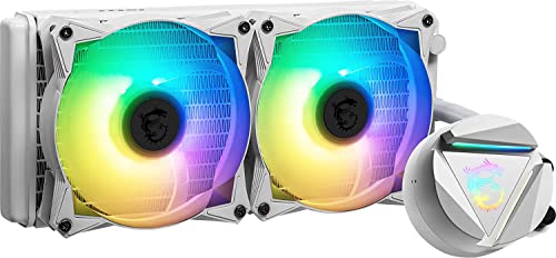 MSI MAG CORELIQUID 240R V2 WHITE 飾り気の無い水冷中央処理装置空調設備 240粍 LGA1700相応う FN1721