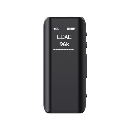 FIIO BTR15 日本国内正規品 シリアルナンバー付 Bluetooth レシーバー ブルートゥース USB DAC ヘッドホンアンプ aptX LL adaptive HD LDAC コーデック ワイヤレス (ブラック)