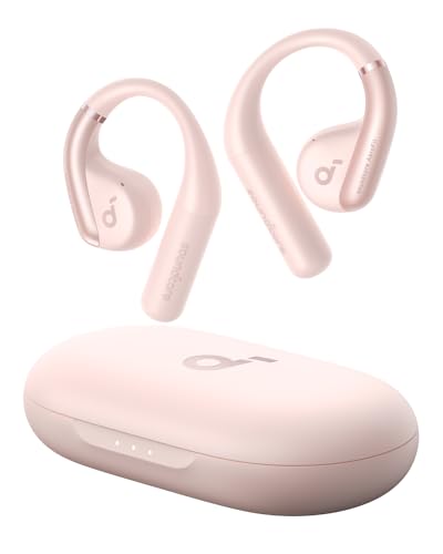 Anker Soundcore AeroFit Bluetooth 5.3 オープンイヤー型ワイヤレスイヤホン / IPX7防水規格/ 最大42時間再生 / マルチポイント接続/PSE技術基準適合 ピンク｜ネコサン商店
