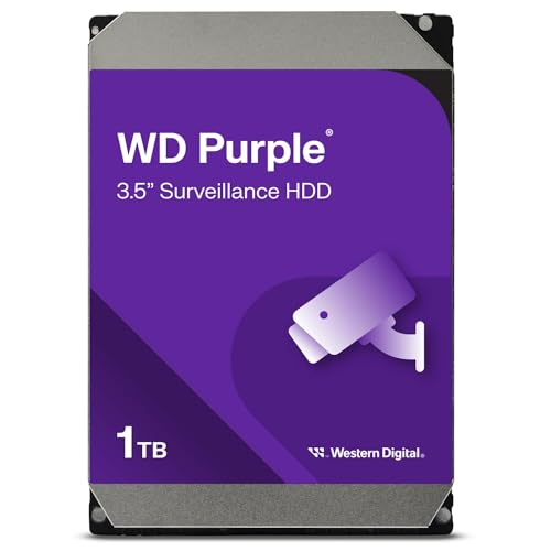 Western Digital HDD 1TB WD Purple 監視システム 3.5インチ 内蔵HDD WD10PURZ｜ネコサン商店