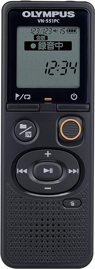 OM SYSTEM/オリンパス オリンパス usb_micro_b Voice Trek VN-551マイコン BLK 話し合い吹き込み/議事録/校正刷り吹き込み/受けつたえる吹き込み/言語学学びとる/カラオケ/おぼえ書き録/取材/インタヴュー
