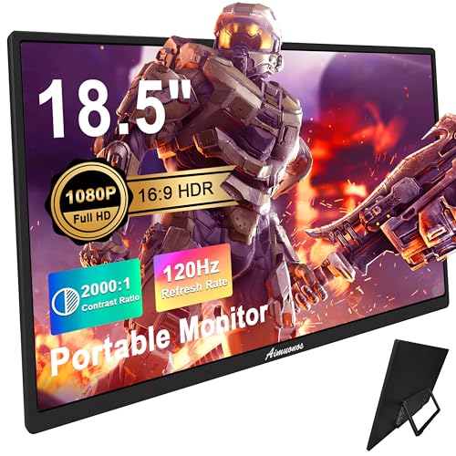18.5インチ ポータブルモニター1080P 120Hz FHD HDR 楽天市場】18.5インチ ポータブルモニター ノートパソコン用