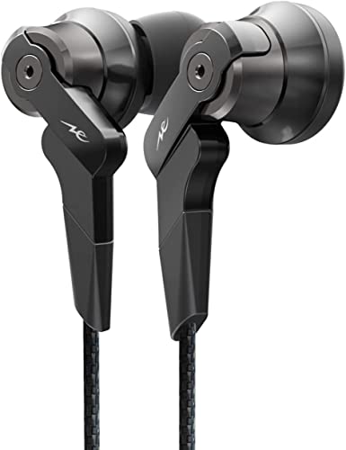 ラディウス radius HP-NHR21 イヤホン : ハイレゾ対応 Ne VOLTシリーズ 重低音モデル HP-NHR21K (1.単品, ブラック)