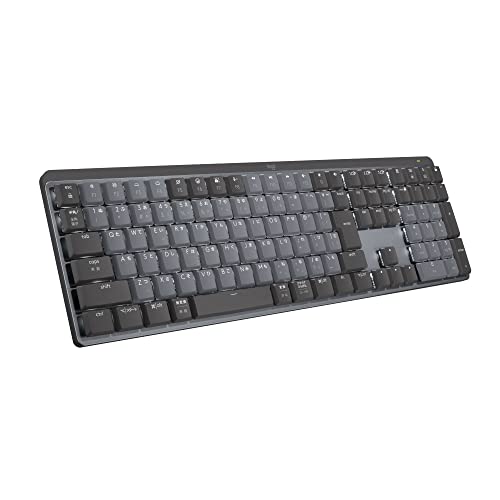 Logicool(ロジクール) ロジクール KX850FC MX MECHANICAL ワイヤレス メカニカル パフォーマンス キーボード 青軸 クリッキー テンキー 静かな打鍵感 Logi Bolt bluetooth Unifying非対応 薄型|ネコサン商店