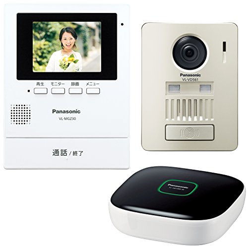 パナソニック ワイヤレステレビドアホン(モニター親機+ワイヤレス玄関子機+ホームユニット) VL-SGZ30K|ネコサン商店