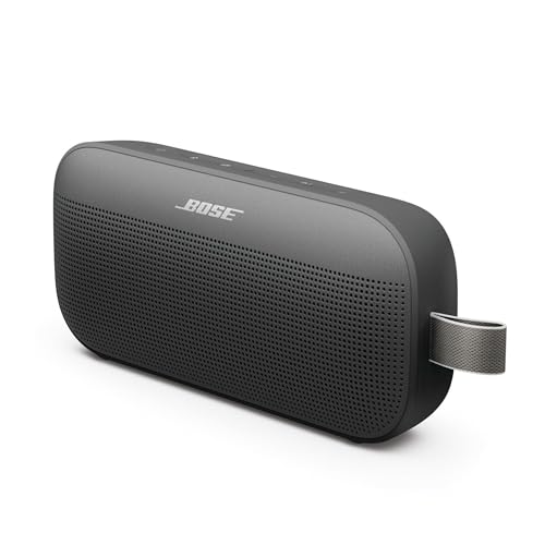 Bose SoundLink Flex Portable Speaker (第2世代) ポータブル アウトドア ワイヤレス Bluetooth スピーカー ハイファイオーディオ 最長12時間連続再生 防水 防塵 ブラック