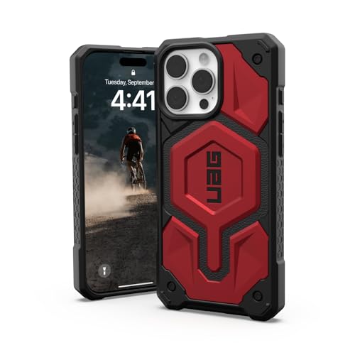 URBAN ARMOR GEAR iPhone 16 Pro Max 2024相応う耐衝撃容れもの MAGSAFE相応う MONARCH PRO クリムゾン  日本定め事代わりになる店品  UAG-IPH24天使の都市-PMS-CR