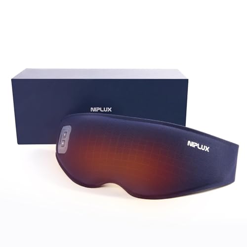 NIPLUX EMS EYE MASK ホットアイマスク  新登場  アイマスク アイウォーマー アイケア 目元エステ アイマスク 睡眠用 遮光率100  リラックスグッズ 睡眠グッズ