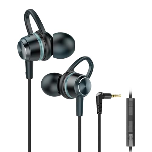 ゲーミングイヤホン 有線 インラインマイク付き 国内販売限定 ,ドライバーバイノーラル サラウンド音質強化 重低音 遅延ゼロ,軽量,ゲーミングイヤホン- 3.5mm変換ケーブル付け PS5 PS4 Switch Nintendo 荒野行動 ZOOM S