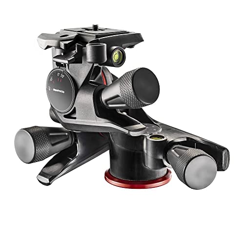 マンフロット(Manfrotto) 3ウェイ雲台 XPROギア3WAY雲台 性格なフレーミングを実現できるギア雲台 クイックリリースプレート付属 最大耐荷重4kg 自重750g アダプト MHXPRO-3WG｜ネコサン商店