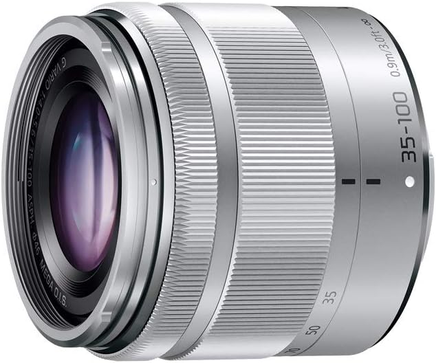 パナソニック(Panasonic) 望遠ズームレンズ マイクロフォーサーズ用 ルミックス G VARIO 35-100mm/F4.0-5.6 ASPH./MEGA O.I.S. シルバー H-FS35100-S|ネコサン商店