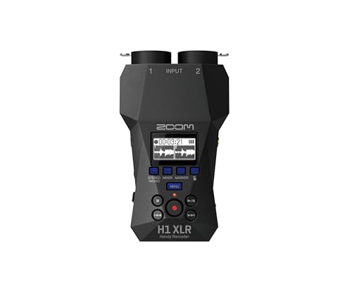 ZOOM ズーム 32bitフロート録音対応２チャンネル入力ハンディレコーダー 2024年発売 H1 XLR