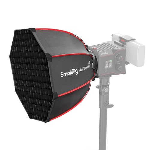 SmallRig ミニパラボラソフトボックス RA-D30 29珊 クイック開版 SmallRig RC 60B COB LED 映像媒体ともし火と取り替えっこ性あり 制作室 LED映像媒体ともし火 速力度ともし火映画化などに当てはめる Softbox 4358