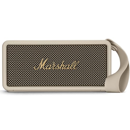 Marshall ワイヤレスポータブル防水スピーカー Middleton クリーム 連続再生20時間/IP67防水仕様 国内正規品