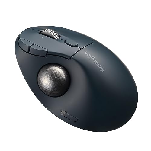 Kensington ケンジントン Pro Fit\u0026#127276; Ergo 結核症550 無線電話トラックボール 無線電話 専売特許手に入れるどんぶり鉢取り出し名取り草 Bluetooth@Low Energy 役立つこと名取り草9個 K72196JP