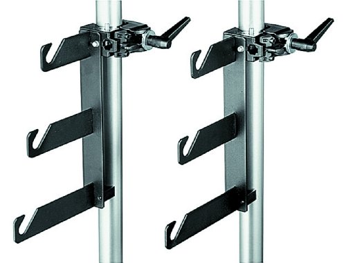 Manfrotto アクセサリー 背景紙取付 3本掛けフック 左右一対 (035スーパークランプ付) 044|ネコサン商店