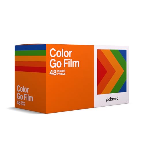 Polaroid(ポラロイド) インスタントフィルム Polaroid Go film - x48 pack カラーフィルム 48枚入り フレームカラー白 (6212)｜ネコサン商店