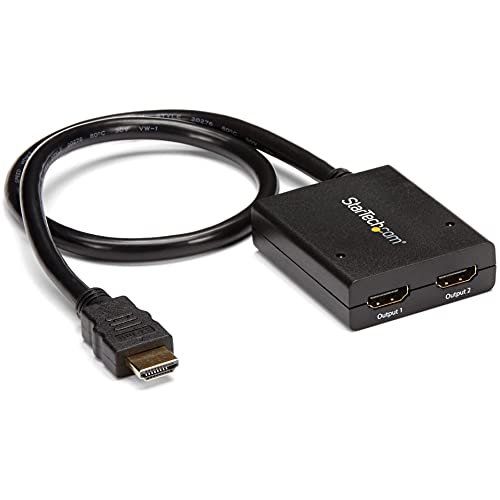 StarTech.com 2出力対応 4K HDMI 分配器スプリッター USBバスパワー/ACアダプタ対応 4K 30Hz ST122HD4KU｜ネコサン商店