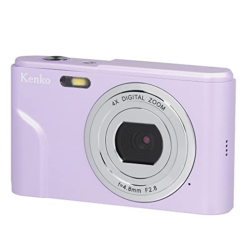 Kenko ケンコー コンパクトデジタルカメラ KC-03TY (パープル)|ネコサン商店