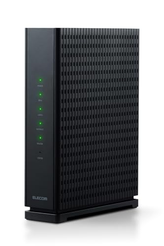エレコム WiFi 7 ルーター 無線LAN Wi-Fi7 11BE 2882+688Mbps IPv6(IPoE)対応 WRC-W701-B