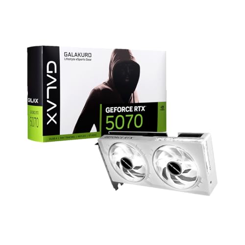 玄人志向 NVIDIA Geforce RTX5070 搭載 グラフィックボード GDDR7 12GB ホワイトモデル 国内正規品 GK-RTX5070-E12GB/WHITE/DF