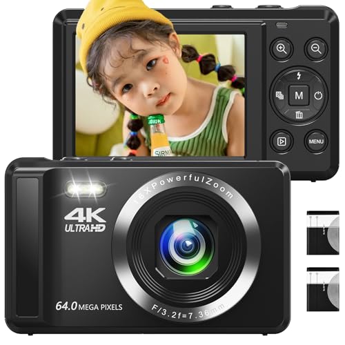 楽天市場】デジカメ 4K 6400万画素 デジタルカメラ AFオートフォーカス