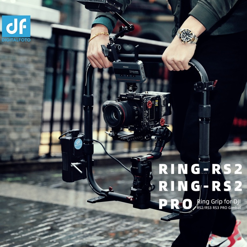 DF DIGITALFOTO DJI  RS4PRO /  RS4 / RS3PRO / RS3 / RS2 ジンバル用輪っか手持ち部分、DJI Roninテザーコントロールハンドルアダプター付き添い人 貨物輸送無料 国内置き目品 RING-RS2 / RING-RS2PRO