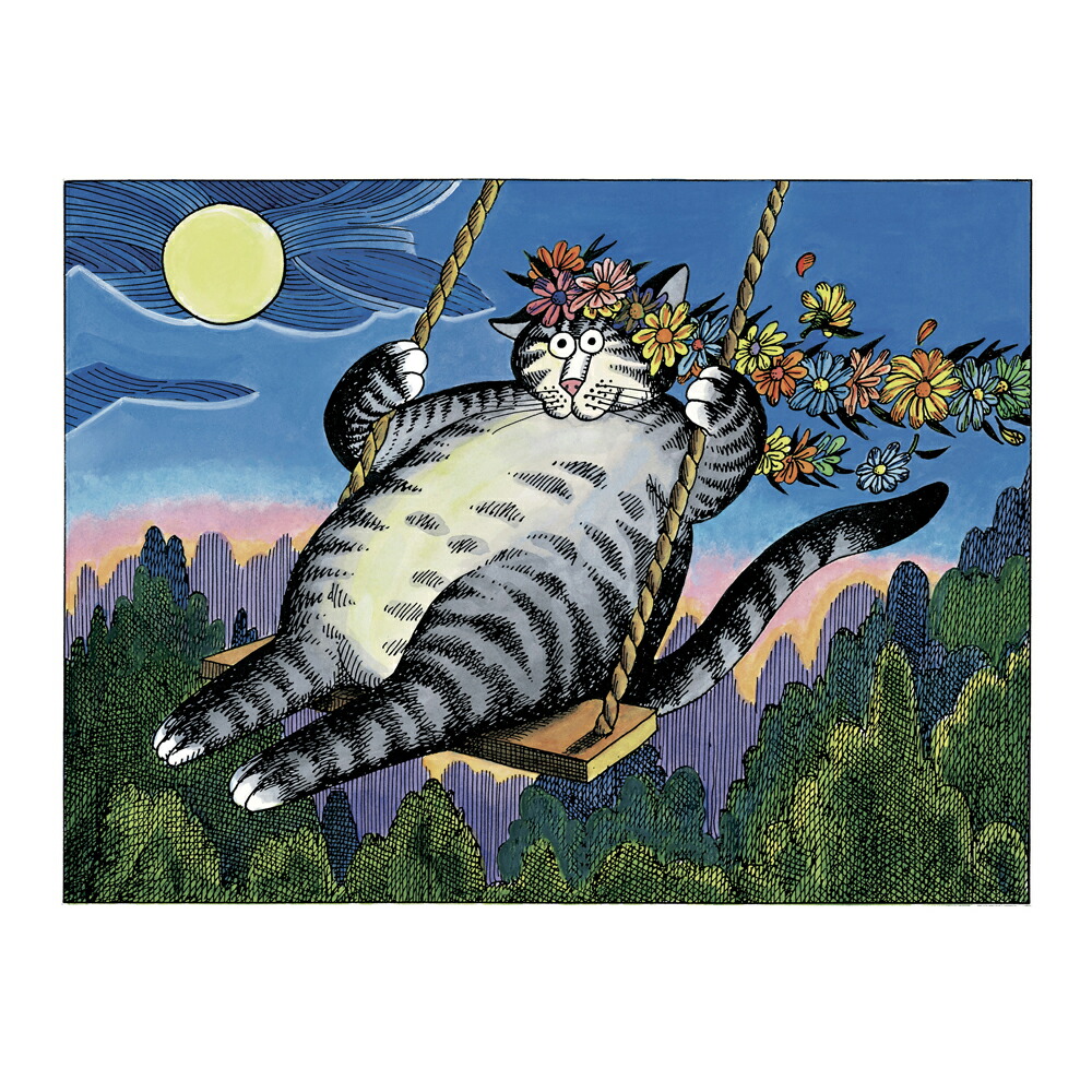 楽天市場】【クリバンキャット】猫のバースデーカード ムーンライト