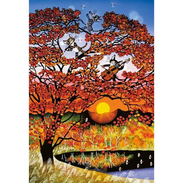 楽天市場】【藤城清治】猫の1000ピースジグソーパズル 生きるよろこび