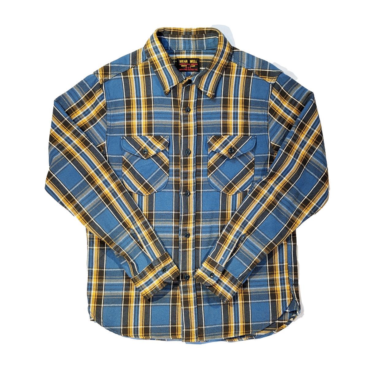 新品 UESエクストラヘビーネルシャツ 502354_15グリーンチェック柄 L 新品 UESエクストラヘビーネルシャツ 502354_15グリーンチェック柄 L