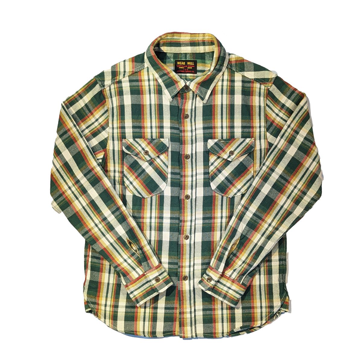 楽天市場】UES ウエス 15.5oz 先染エクストラヘビーネルシャツ