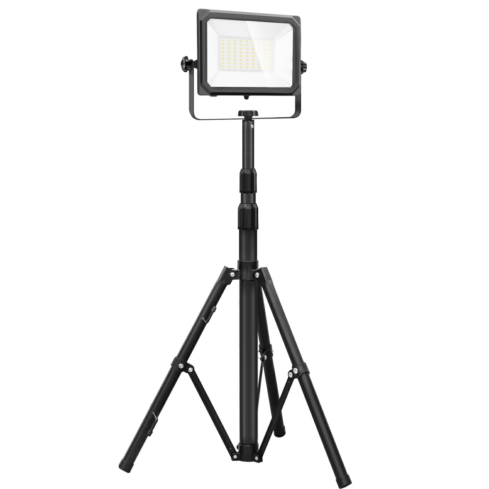 LED 投光器 50W 作業灯 2個セット スタンド 3mコード付 8000LM Amazon.co.jp: 投光器 スタンド付き ledライト 50W LEDワーク