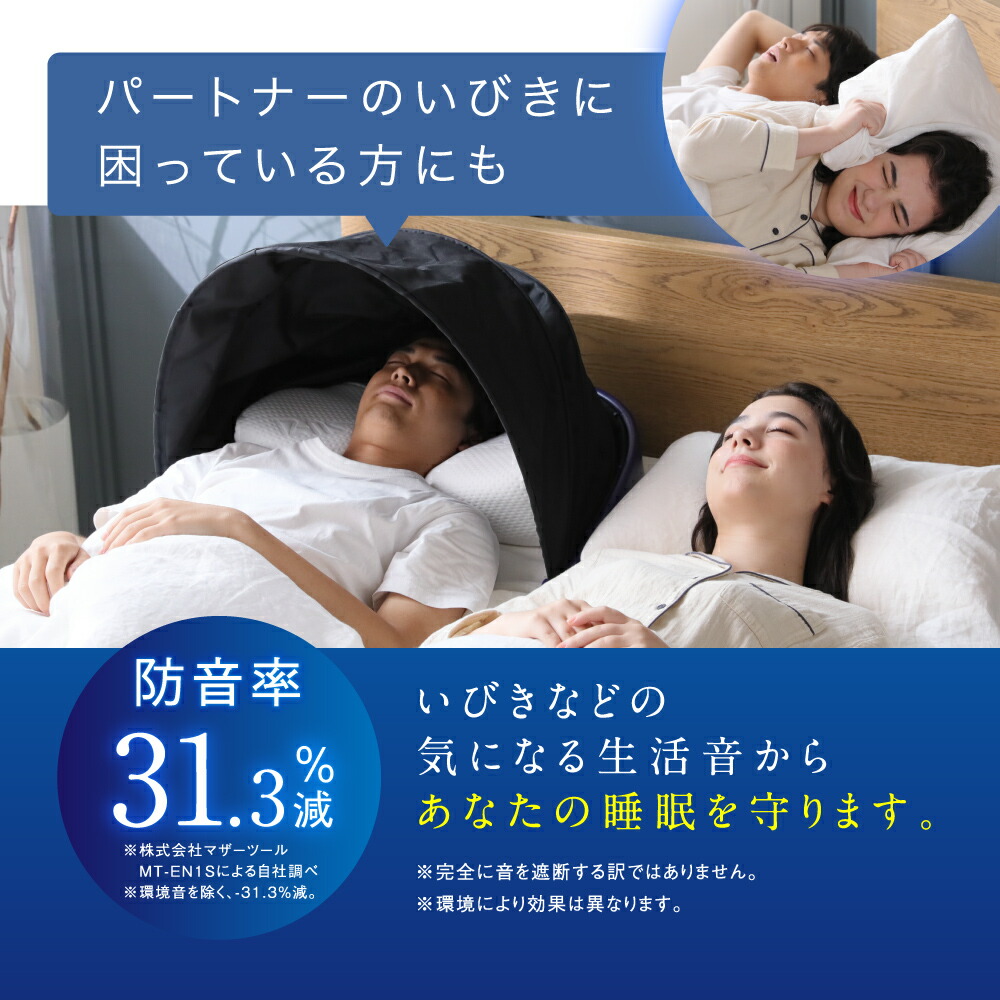 ブラインドーム SLEEPLACE スリープレイス 騒音カット 集中力 不眠
