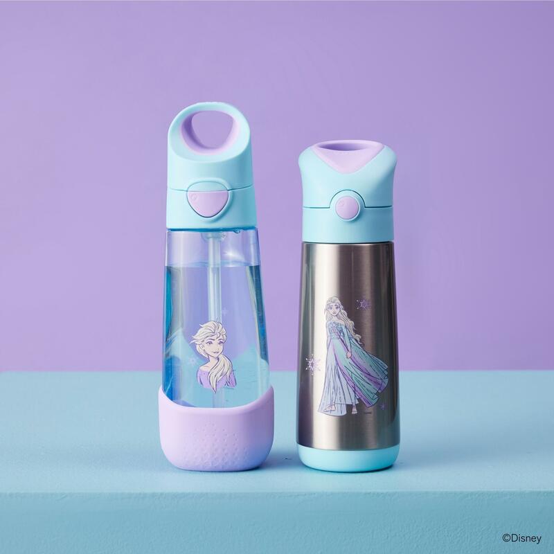 アナと雪の女王 Frozen フローズンキングダムステンレスドリンクボトル トライタンボトル b.box 魔法瓶 保温 断熱 ストロー【Disney Frozen：500ml/600ml】「あす楽対応」画像