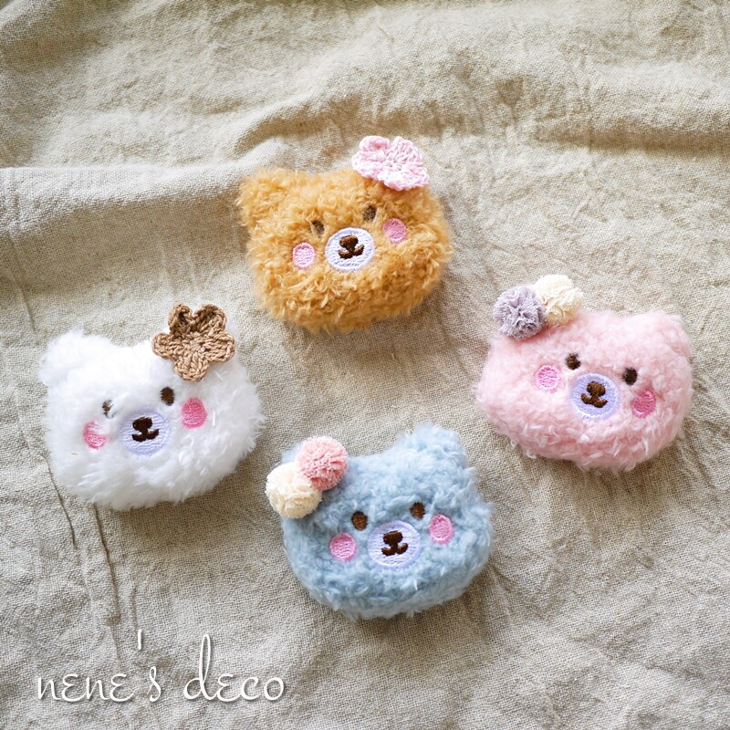 世界的に ベビー ヘアピン 子ども Plushbear ベビーぱっちんピン ヘアアクセサリー クマさん ぬいぐるみ ふっくら ベアー ブラウンベア 女の子 子供 幼稚園 幼児 ピンク ホワイト 髪どめ 赤ちゃん 1 2 3 4 5歳 白 ぱっちんピン ふわふわ 髪飾り 前髪 キッズ かわいい