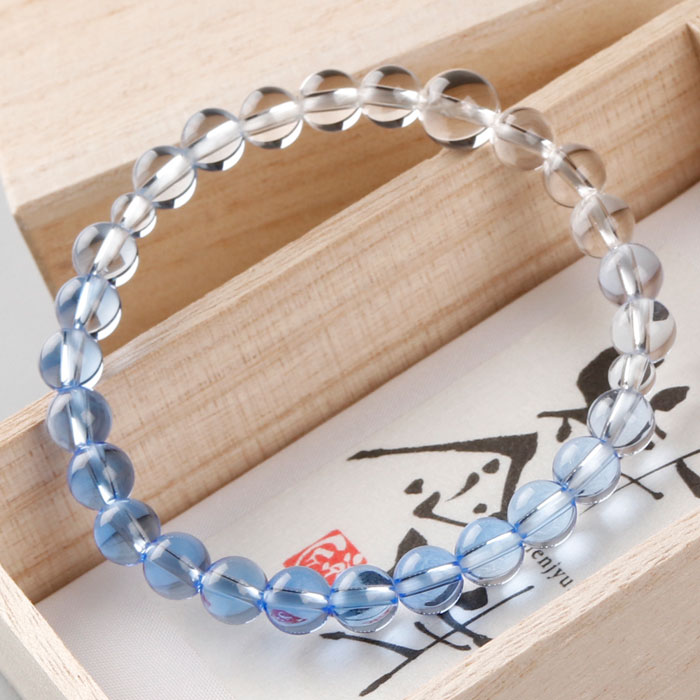 楽天市場】約8ミリ グリーンクォーツ 数珠ブレスレット【数珠