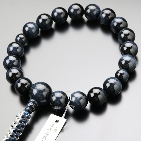 楽天市場】一点モノ 浄土真宗 数珠 男性用 18玉 特大 本海松（約20×23