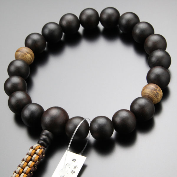 黒珊瑚ペア　念珠 黒珊瑚 数珠 念珠 12mm玉 ブラックコーラル パワーストーン