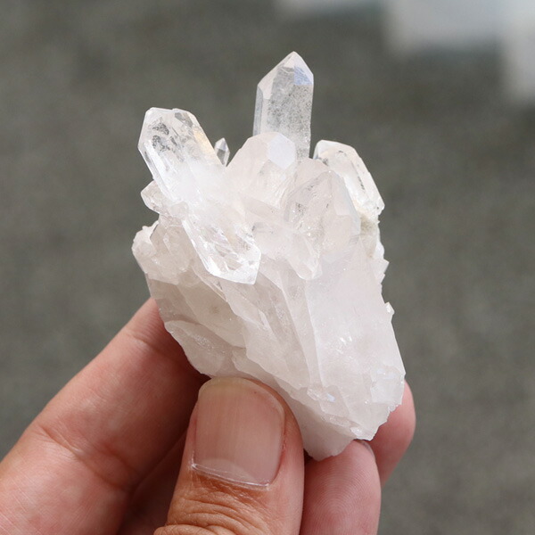 楽天市場】【現品お届け！】ミニ 水晶クラスター トマスゴンサガ
