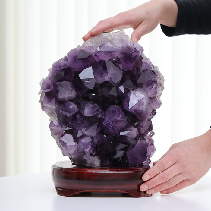 セット★ アメジストクラスター　アメトリン スフィア　天然石　丸玉　紫水晶 楽天市場】SA アメジスト ジオード スフィア 丸玉 直径約140ミリ