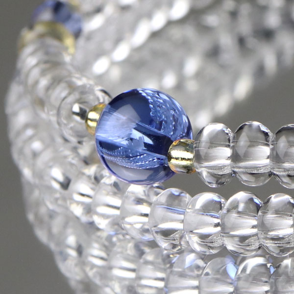 腕輪念珠　ブレスレット　ブルークォーツ 200080040137110.jpg