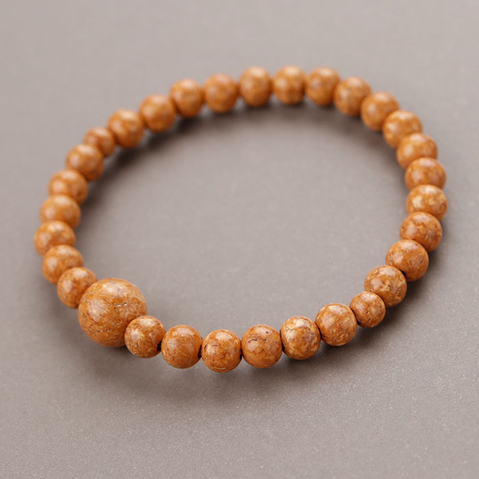 楽天市場】数珠ブレスレット 108玉 みかん玉 屋久杉 選べる天然石