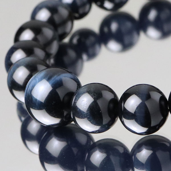 楽天市場】数珠ブレスレット 約8ミリ 青虎目石【腕輪念珠