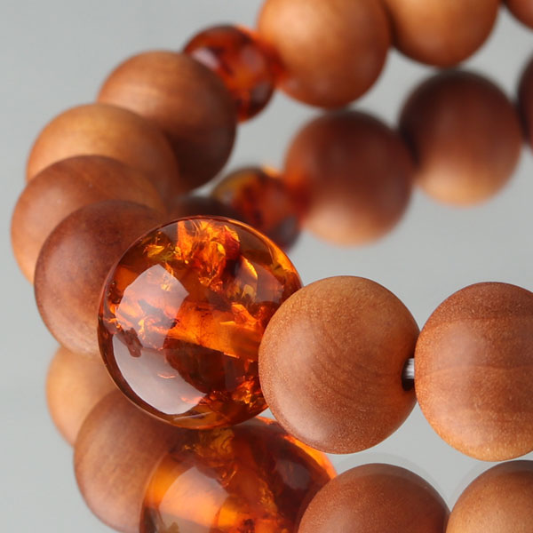 楽天市場】数珠ブレスレット 琥珀 約7ミリ【腕輪念珠 数珠ブレスレット