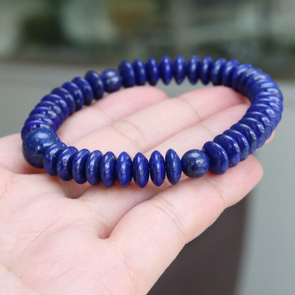 楽天市場】数珠ブレスレット 平玉 本水晶（約5×12ミリ）【腕輪念珠