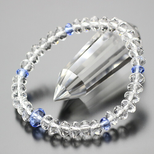 楽天市場】数珠ブレスレット 約7ミリ ブルークォーツ 【腕輪念珠