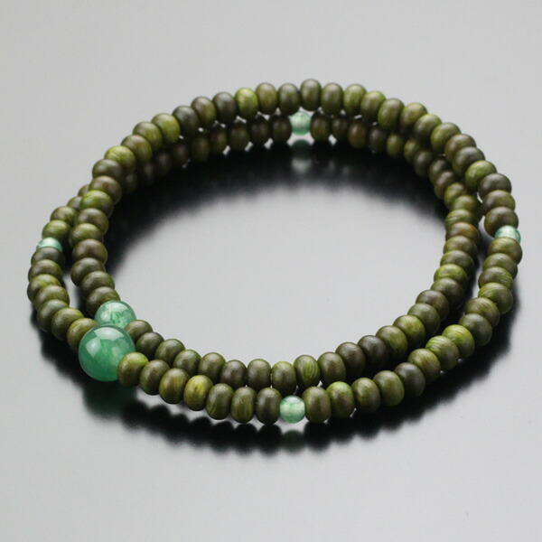 楽天市場】約8ミリ グリーンクォーツ 数珠ブレスレット【数珠